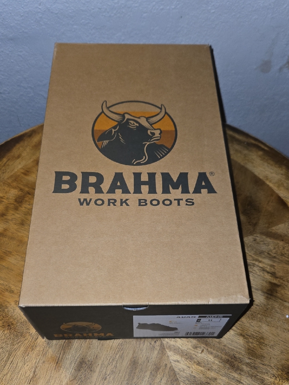 Men's Brahma "Adan" Steel Toe Work Shoes In Size 11 - Picture 14 of 14
